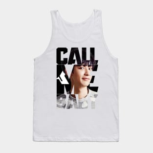 EXO Chanyeol Call Me Baby Typography Tank Top